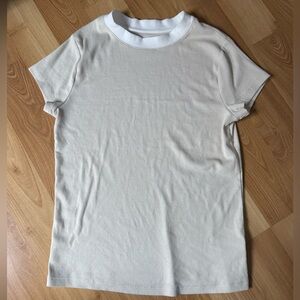 a new day Cream Short Sleeve Tee